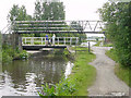 SJ8997 : Buxton Lane Swing Bridge, Droylsden by Martin Clark