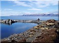 NM7317 : Flooded slate quarry on Easdale by Eileen Henderson