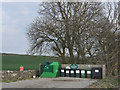 SK1368 : Flagg recycling centre. by Mike Fowkes