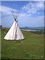 SH6336 : Wigwam at Caerwych riding centre by Rudi Winter