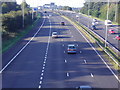 SD5524 : M6 Motorway, southbound by Ann Cook