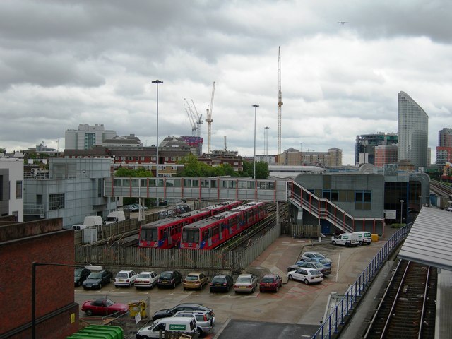 Docklands Light Railway Depot, near Poplar Station