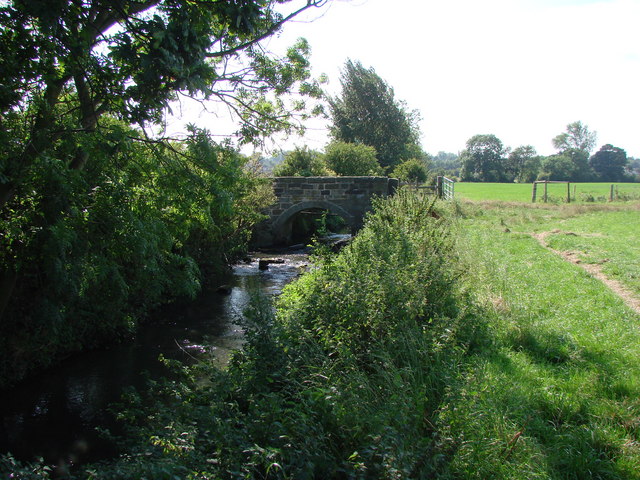 Bridge for agricultural machinery at Low Farm.