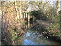 SU9452 : Clasford Brook at Clasford Bridge by Nigel Cox