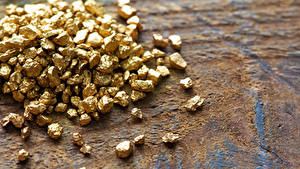 Sfondi desktop Oro gold nuggets