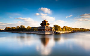 Tapety na pulpit Chiny Niebo Pagoda Forbidden City, Beijing Miasta