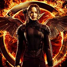 Tapety na pulpit Jennifer Lawrence The Hunger Games: Mockingjay film Dziewczyny Celebryci