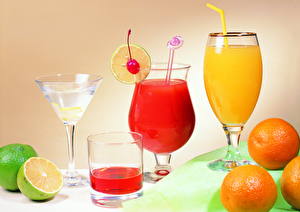 Sfondi desktop Bevanda Succo Frutta arancione Lima Bicchiere highball Coppe Cibo