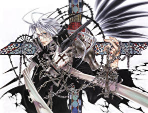 Sfondi desktop Trinity Blood Pistole Croce Catena ad anelli Ragazzi abel nightroad Anime