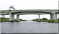 SJ6688 : Thelwall Motorway Viaduct by Martin Clark