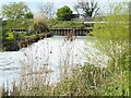 SK5023 : Zouch weir by Chris J Dixon