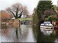 TL3706 : Bridge over The River Lea at Nazeing by Melvyn Cousins