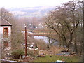 ST1086 : Old railway bridge on Taff by nantcoly