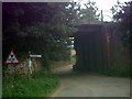 TM3254 : Railway Bridge in Rendlesham Road by Geographer