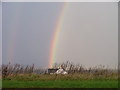 NG6423 : Rainbow over Broadford Bay by Dave Fergusson