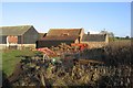 NT9653 : Farm buildings near High Letham by Walter Baxter