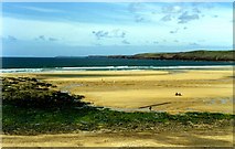 SR8899 : Huge expanse of the bay at Freshwater West exposed at low tide by Tom Pennington