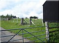  : Farm gates and part of a shed by Ruth Sharville