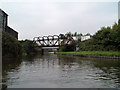 SJ4076 : Disused bridge over canal by Steve  Fareham