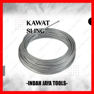 Kawat Seling Baja GALVANIS 12 mm - Tali Sling Cable Wire Rope