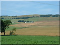 NO3255 : Barnton Farm, with Mile Hill beyond by Robert Bone