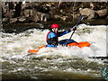 NH2701 : Kayaker on the River Garry by Martin Stockdale