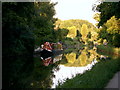 SE0842 : Narrow Boat on Leeds Liverpool Canal by Roger Campbell