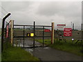 NS4867 : Emergency vehicle access to Glasgow Airport by Stephen Sweeney