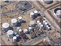 SU4404 : Oil storage tanks at Fawley Refinery (low-altitude aerial) by David Martin