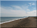 TG0545 : Cley beach - the shingle ridge by Pauline E