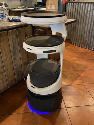 Photo of Curry Up Now - San Francisco, CA, US. Robot waiter