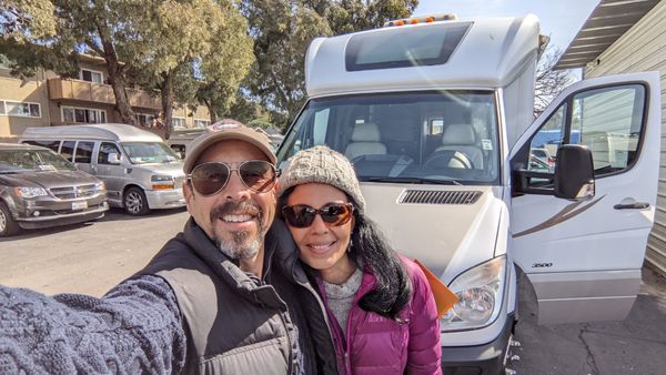 Photo of Classic Vans - Hayward, CA, US. Picking up our new Camper