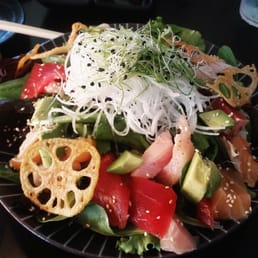 Photo of Ototo Sushi - San Diego, CA, United States. Sashimi salad is so good! Lots of fish