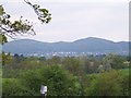 SO8248 : From the Old Hills looking out to Great Malvern by Bob Embleton