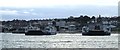 SX4455 : Two of the Torpoint Ferries by Rob Farrow