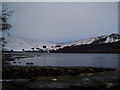 NN6323 : Loch Earn from an old jetty by Gwen and James Anderson