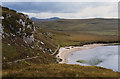 NG8070 : The eastern shore of Loch Braigh Horrisdale by Nigel Brown