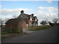 SJ5108 : House beside the lane to Pitchford. by Row17