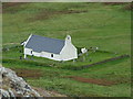 SN1952 : Looking down at Mwnt Church by Anthony  Gostling