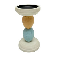 Egg Candle Stick Holder, 8 in