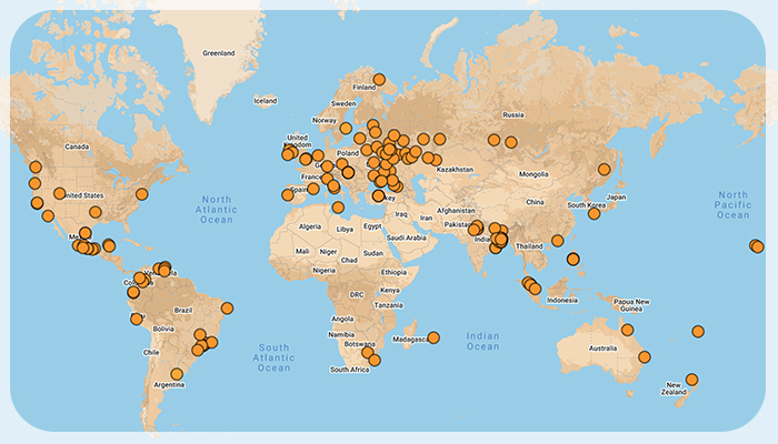 Worldwide Affiliate Branches and Centres