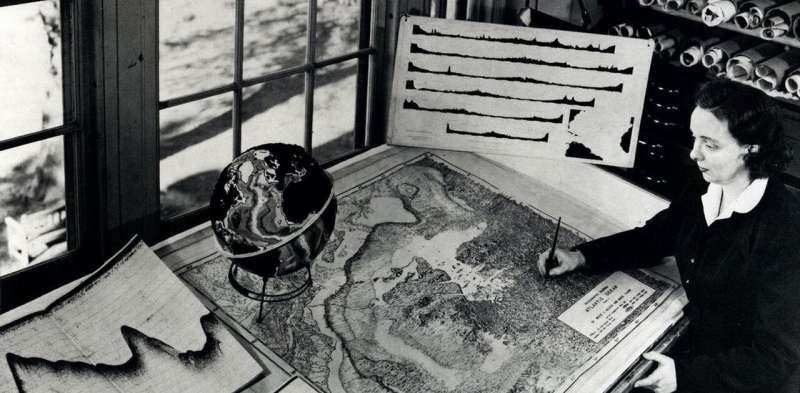 Marie Tharp pioneered mapping the bottom of the ocean – scientists are ...