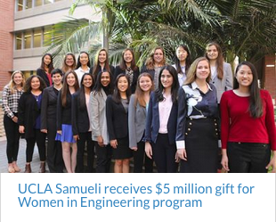 UCLA Women in Engineering group members