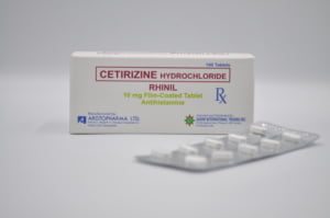 CETIRIZINE HYDROCHLORIDE RHINIL