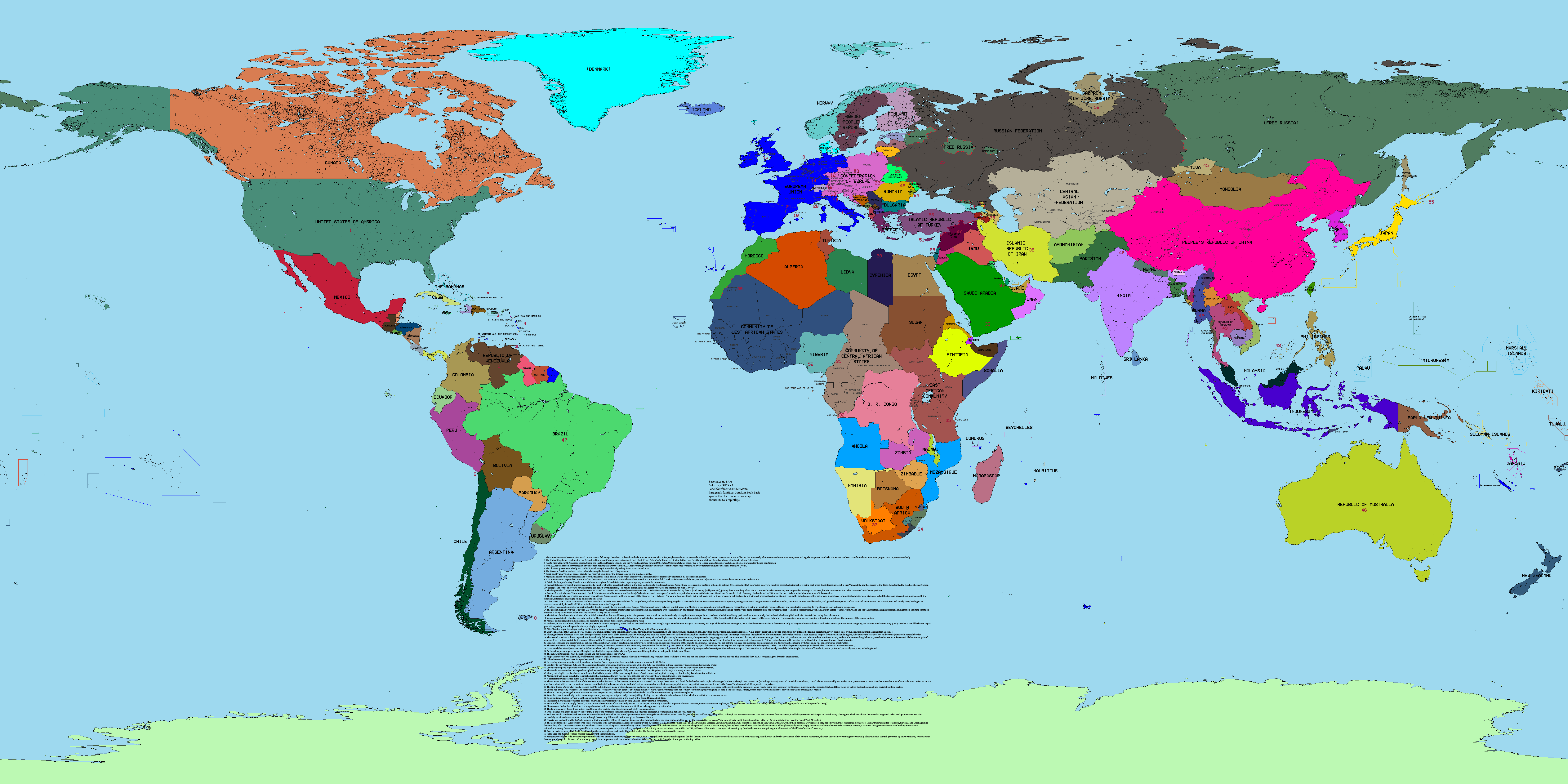 United States Map 2050