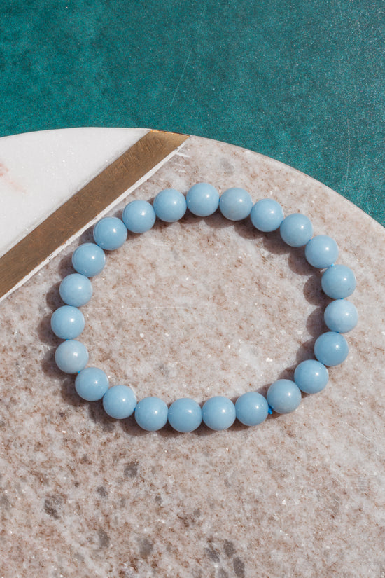 Angelite Beaded Bracelet