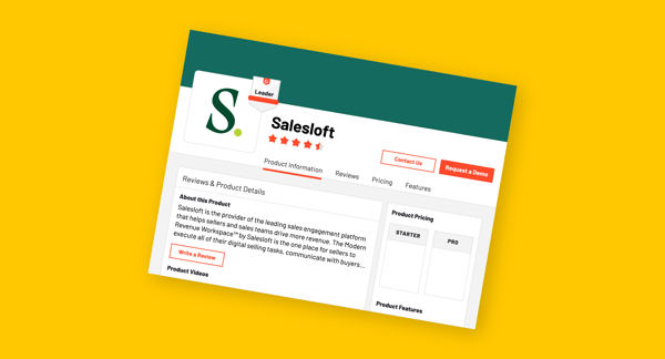 Salesloft G2 product profile