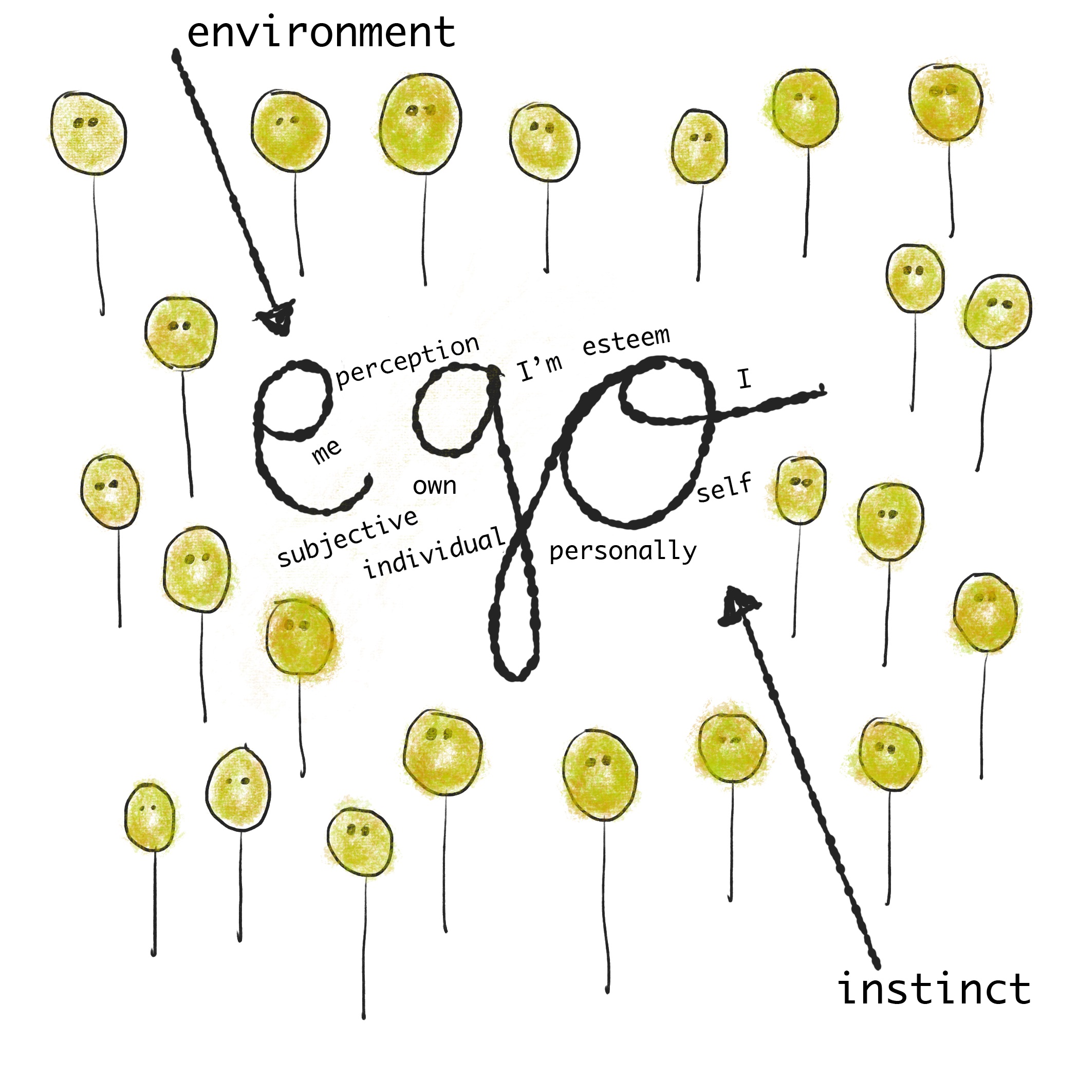 components of ego