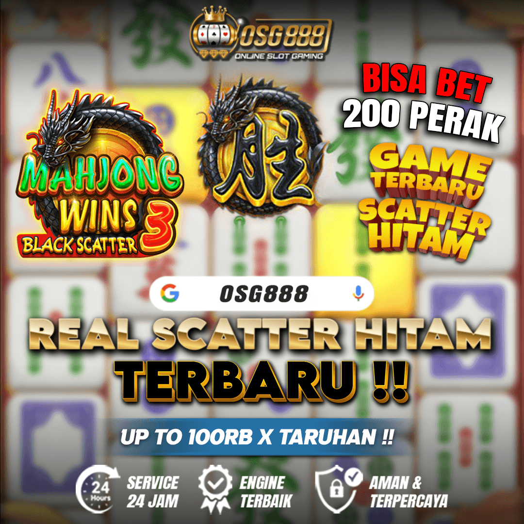 OSG888: Situs Demo Slot Mahjong Ways Scatter Hitam Bet Kecil 200 Perak