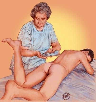 bi spanking art